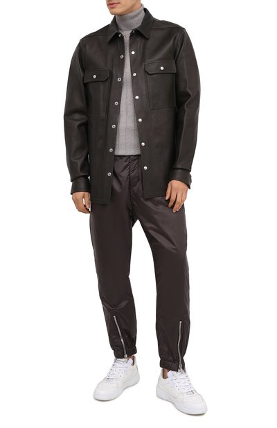 Кожаная рубашка RICK OWENS, арт. RU20F3729/LCW, фото 2