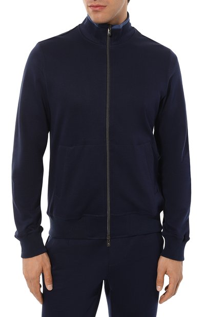 Хлопковая толстовка CAPOBIANCO, арт. MZIP.TS00., фото 3