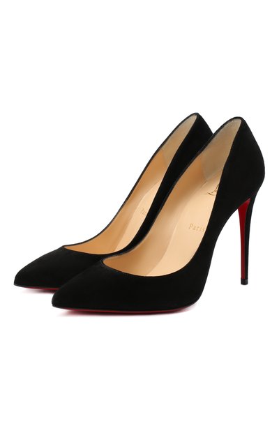 Замшевые туфли pigalle follies 100 CHRISTIAN LOUBOUTIN, арт. pigalle follies 100 veau velours, фото 1