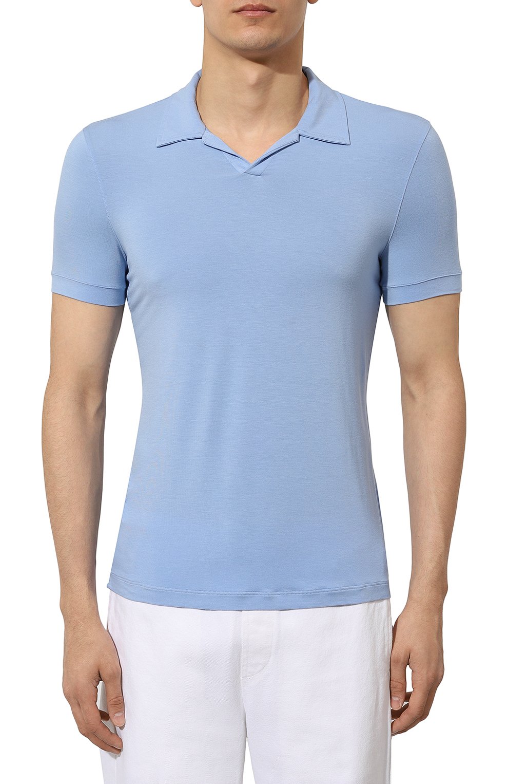 Поло из вискозы GIORGIO ARMANI, арт. 3GSF51/SJP4Z, фото 3