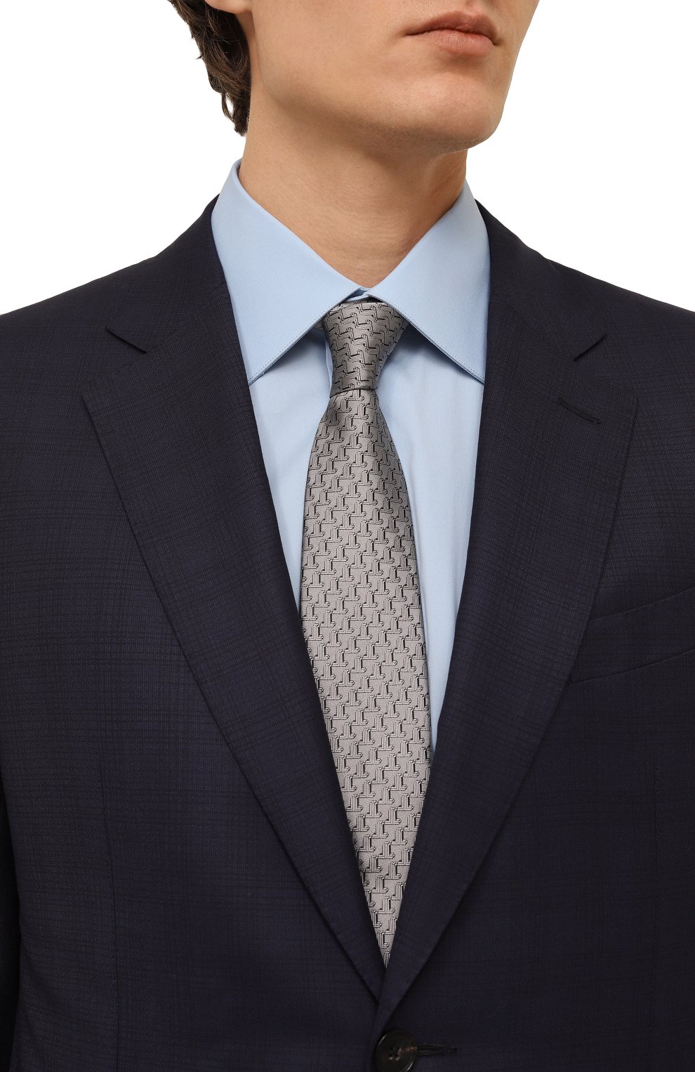 Шелковый галстук LANVIN, арт. 8078/TIE, фото 2
