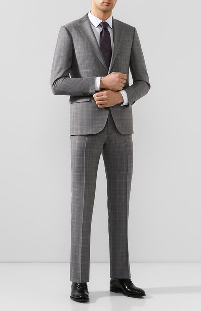 Кожаные оксфорды SANTONI, арт. MCPH17016RB2I0BRN01, фото 2