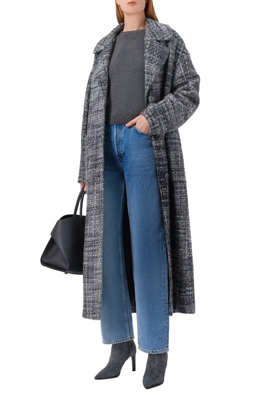 Замшевые ботильоны Frankie 85 Jimmy Choo FRANKIEAB85SVV Серый  FRANKIEAB85SVV Фото 3