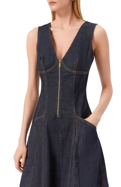 Джинсовое платье SELF-PORTRAIT, арт. PF25801MBL, фото 5