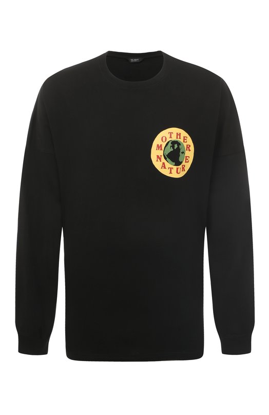 

Хлопковый лонгслив Tee Library, Чёрный