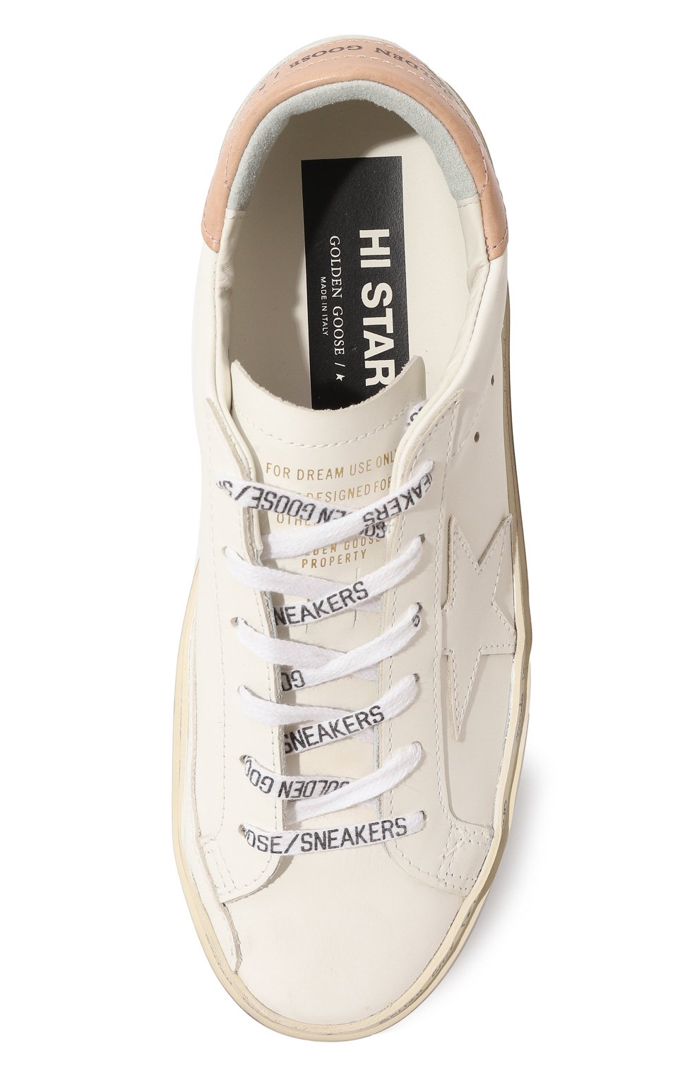 Кожаные кеды hi star GOLDEN GOOSE DELUXE BRAND, арт. GWF00119/F002439, фото 6