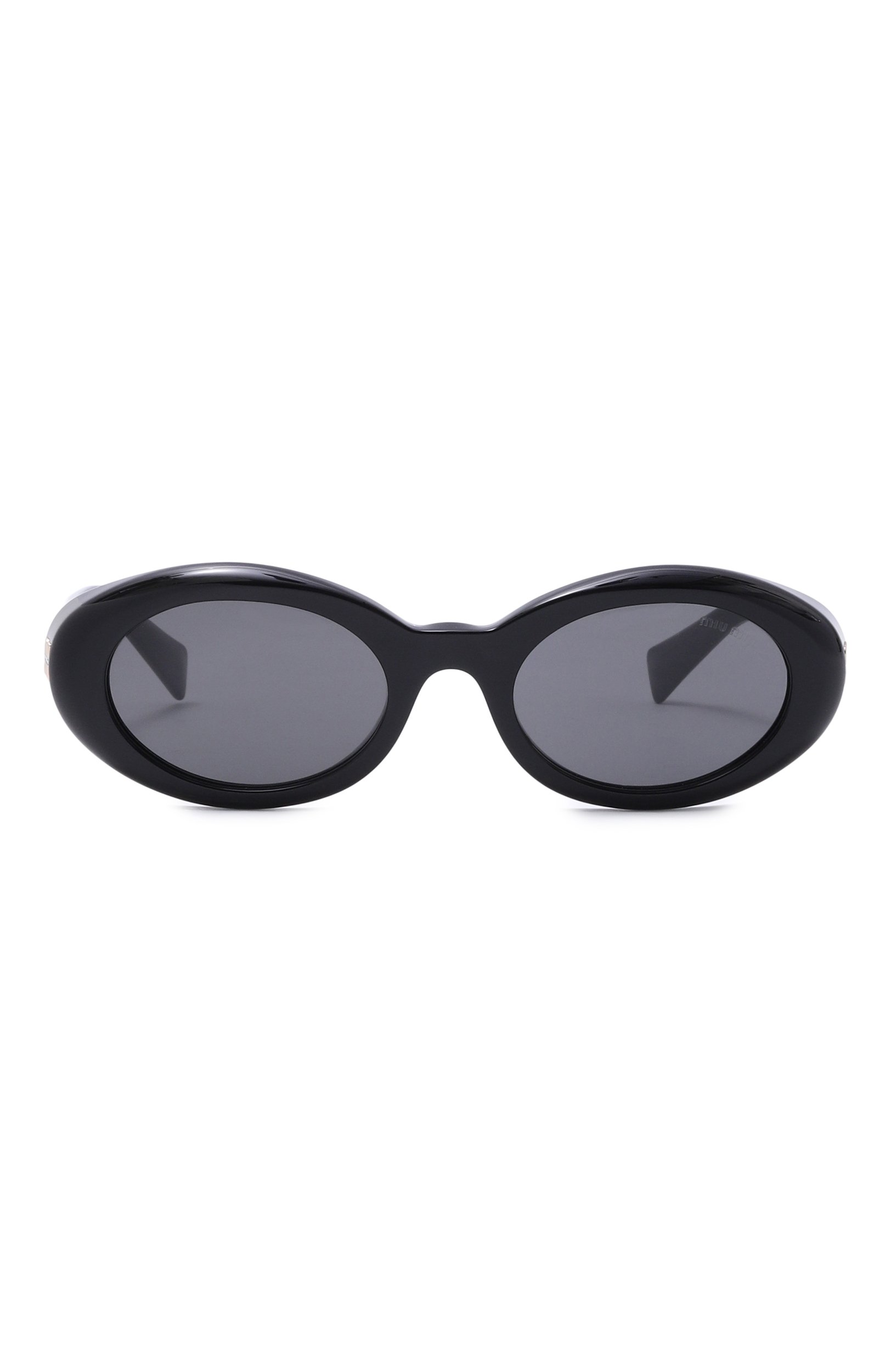 Солнцезащитные очки MIU MIU черного цвета по цене 56600 руб., арт. B09S-16K08Z, фото 2 Солнцезащитные очки MIU MIU, арт. B09S-16K08Z, фото 2