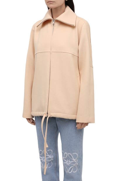 Шерстяная куртка JIL SANDER бежевого цвета по цене 243000 руб., арт. JSPT150125-WT201100, фото 3 Шерстяная куртка JIL SANDER, арт. JSPT150125-WT201100, фото 3