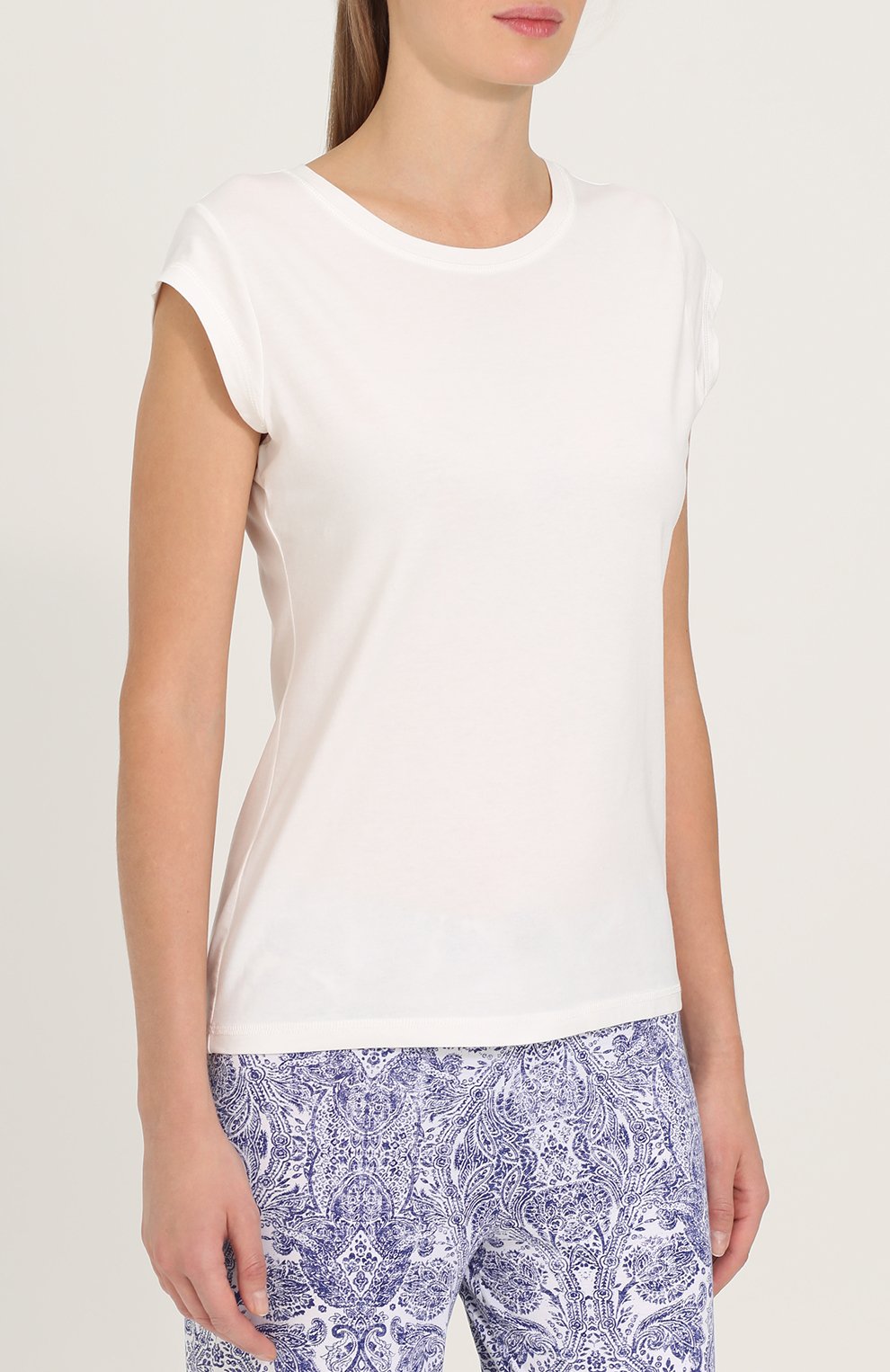 Футболка прямого кроя с круглым вырезом MEY, арт. 16811, фото 3
