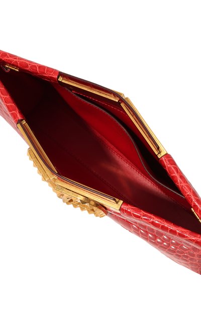 Клатч alcove из кожи аллигатора VALENTINO, арт. XW2B0K01/SUT/AMIS, фото 5