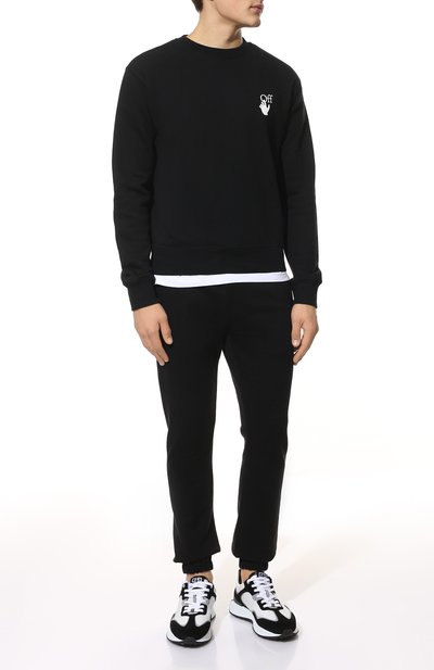 Хлопковые джоггеры RTA, арт. MF21-A213-0135BLACK, фото 2