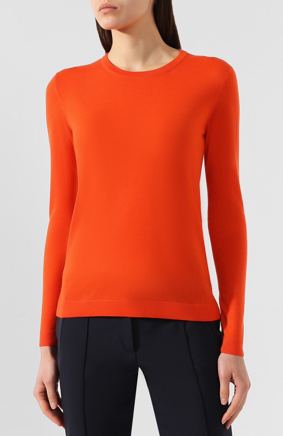 Кашемировый пуловер RALPH LAUREN оранжевого цвета по цене 79150 руб., арт. 290615194, фото 3 Кашемировый пуловер RALPH LAUREN, арт. 290615194, фото 3