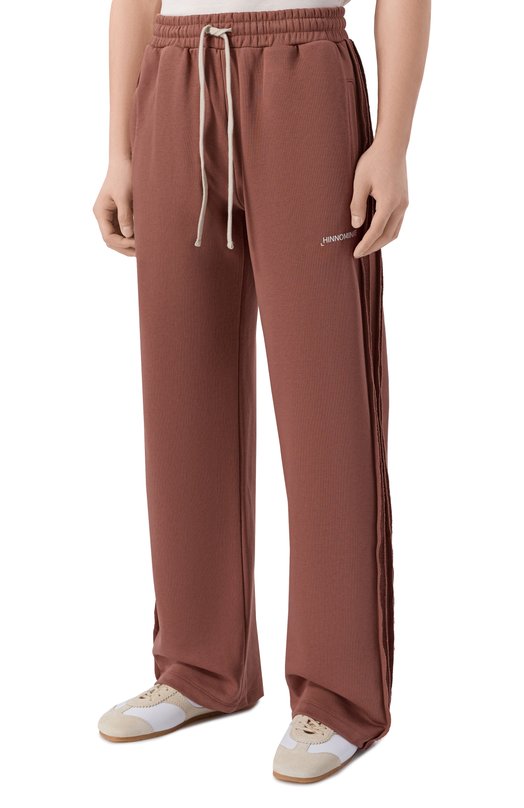 Хлопковые брюки HINNOMINATE HMABM01569 Коричневый  HMABM01569 Фото 3