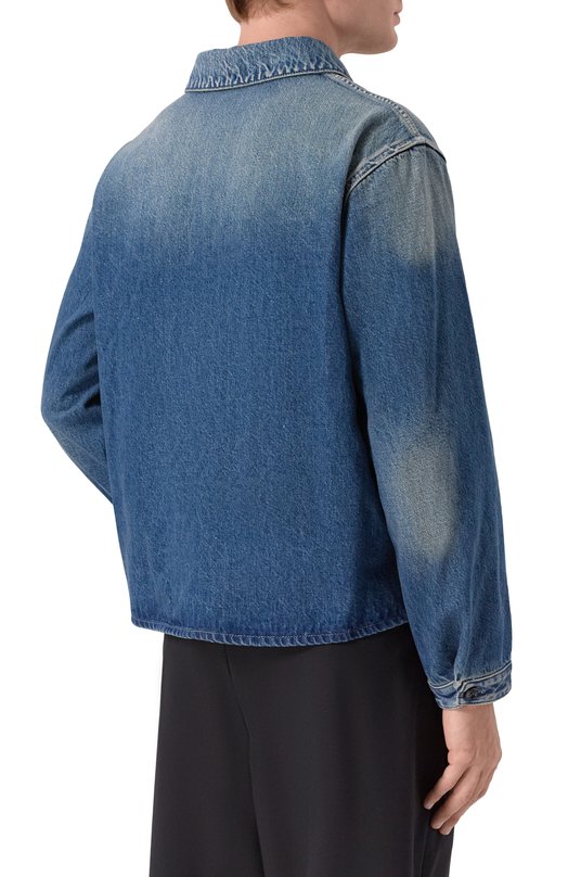 Джинсовая куртка Ann Demeulemeester B0013744/FA720 Синий  B0013744/FA720 Фото 4