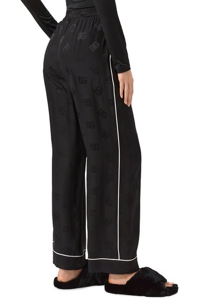 Шелковые брюки DOLCE & GABBANA, арт. FTAMPT/FJ1J0, фото 4