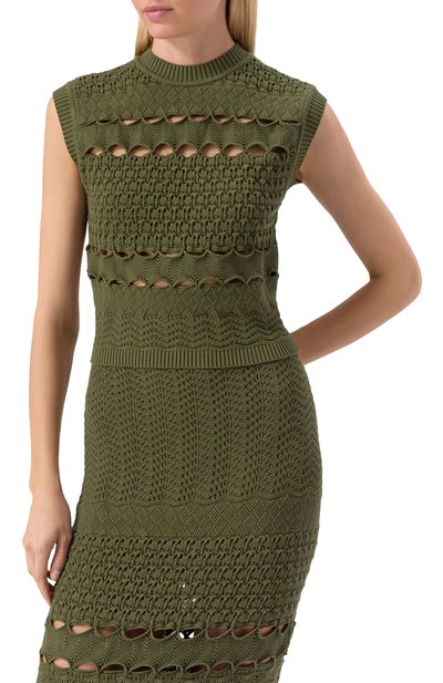 Топ из вискозы ELIE SAAB, арт. T0152NS25/CK002, фото 3