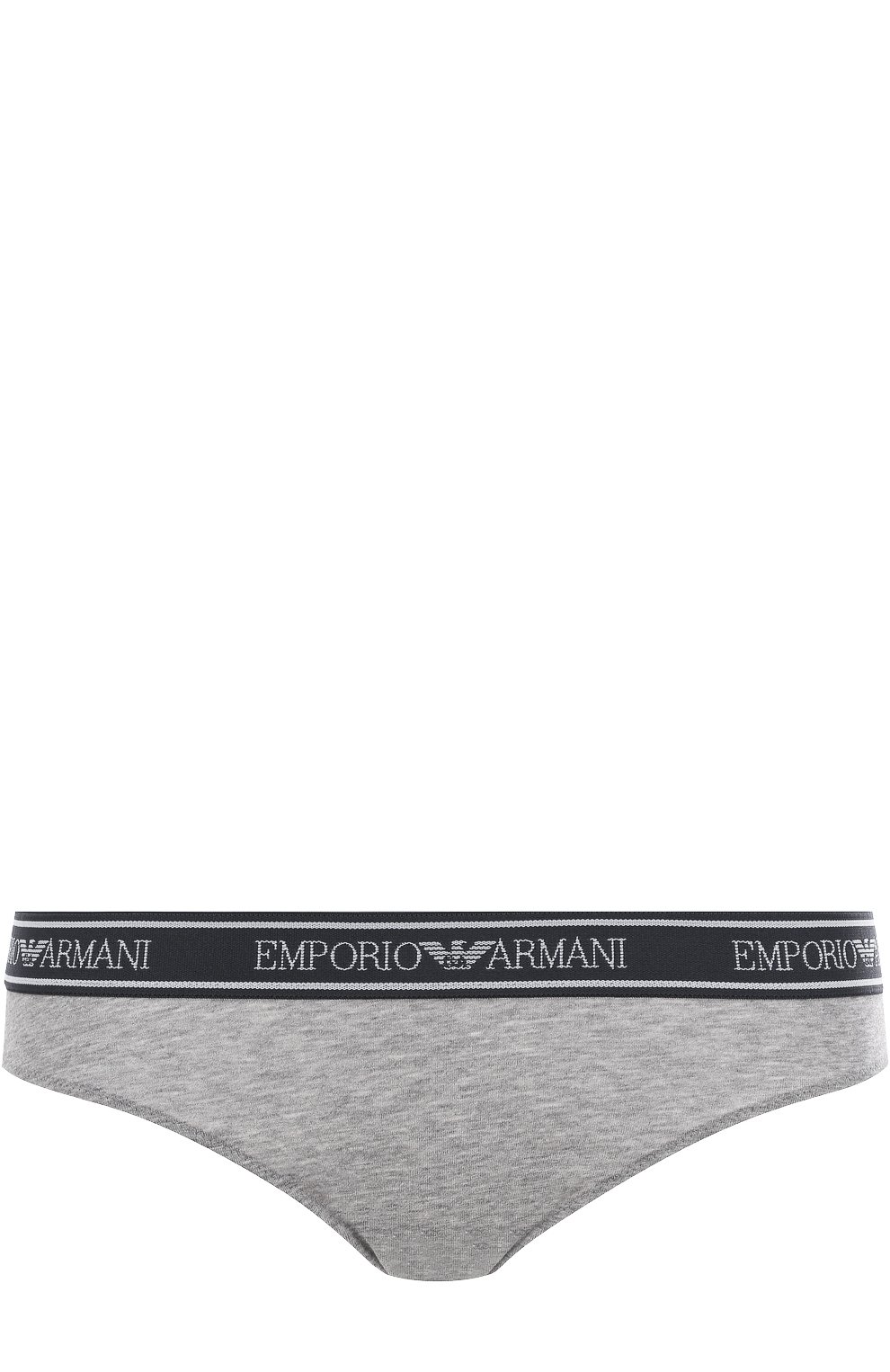 Хлопковые трусы-слипы с эластичным поясом EMPORIO ARMANI, арт. 162525/8P317, фото 1
