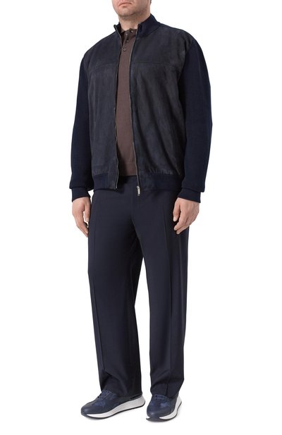 Поло из хлопка и шелка CANALI, арт. C0127B/MK02479_001, фото 2