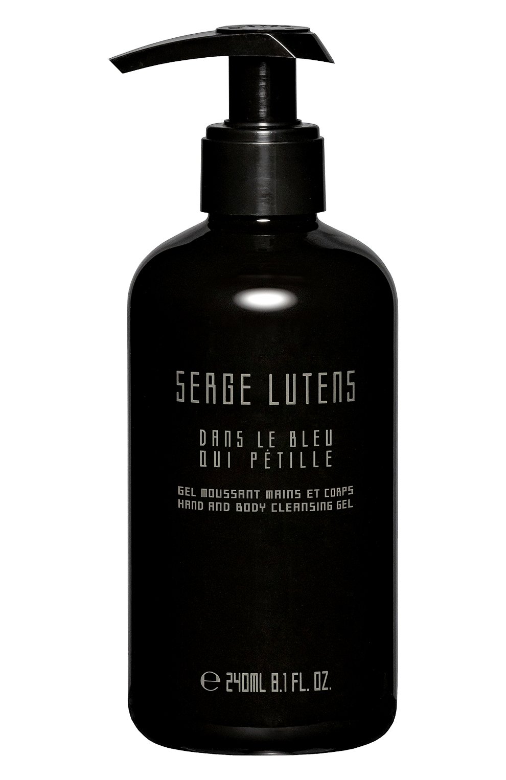 Очищающий гель для рук и тела dans le bleu qui pétille (240 ml) SERGE LUTENS бесцветного цвета по цене 6650 руб., арт. 82100326SL, фото 1 Очищающий гель для рук и тела dans le bleu qui pétille (240 ml) SERGE LUTENS, арт. 82100326SL, фото 1