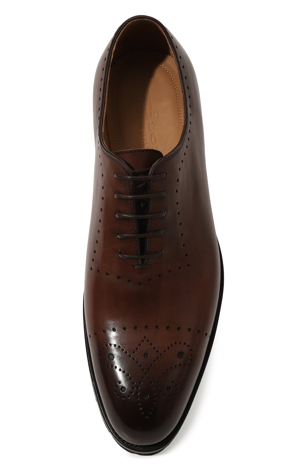 Кожаные оксфорды KITON, арт. USSA090N0010004, фото 6