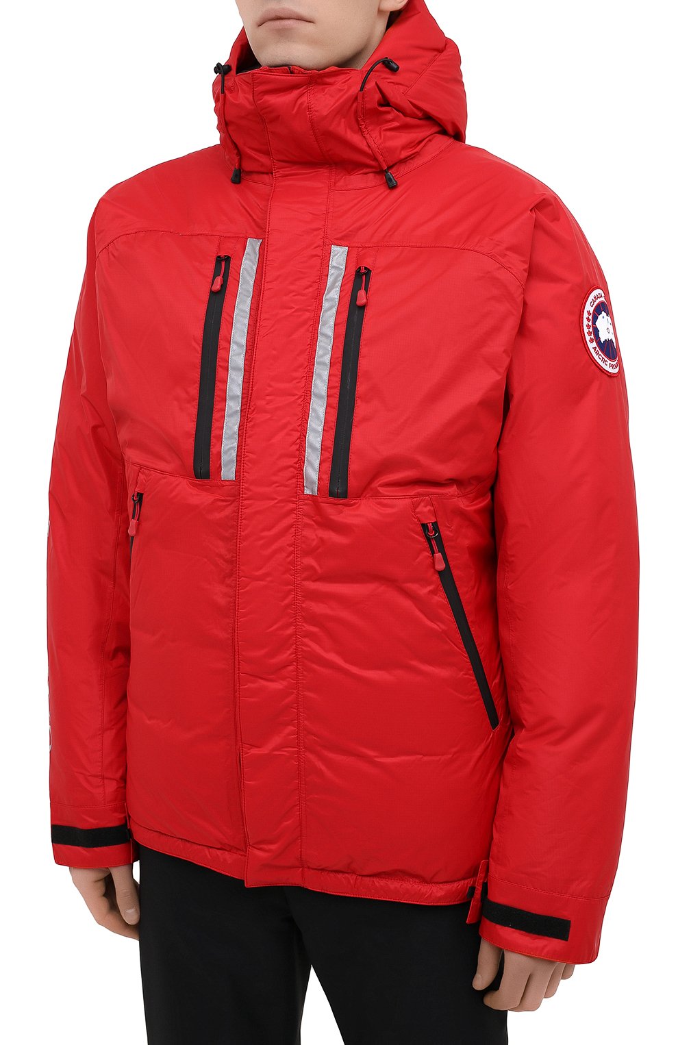 Пуховик skreslet CANADA GOOSE красного цвета по цене 134500 руб., арт. 2067M, фото 3 Пуховик skreslet CANADA GOOSE, арт. 2067M, фото 3