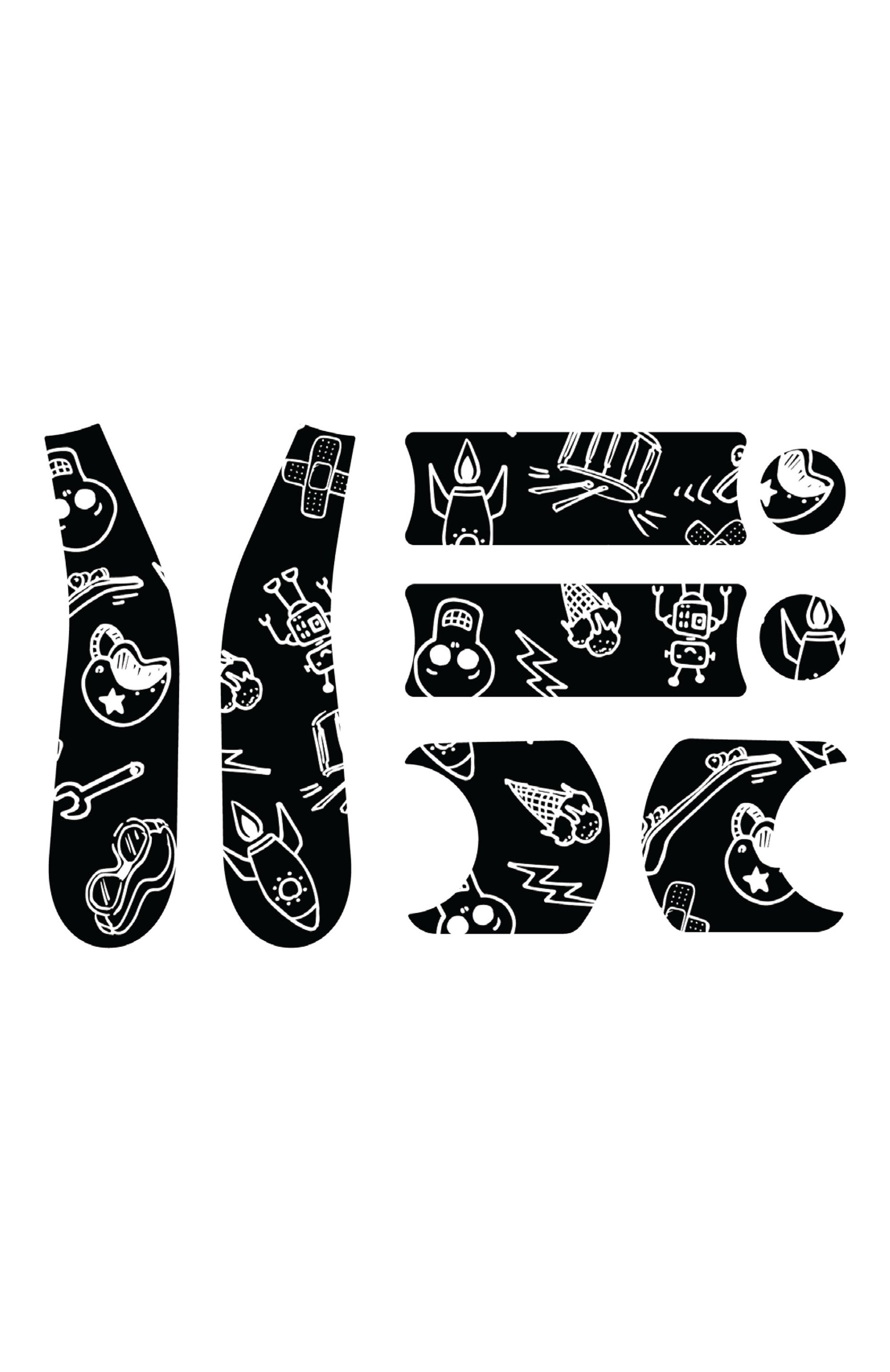 Набор наклеек на велосипед liki DOONA, арт. SP555-99-022-000, фото 1