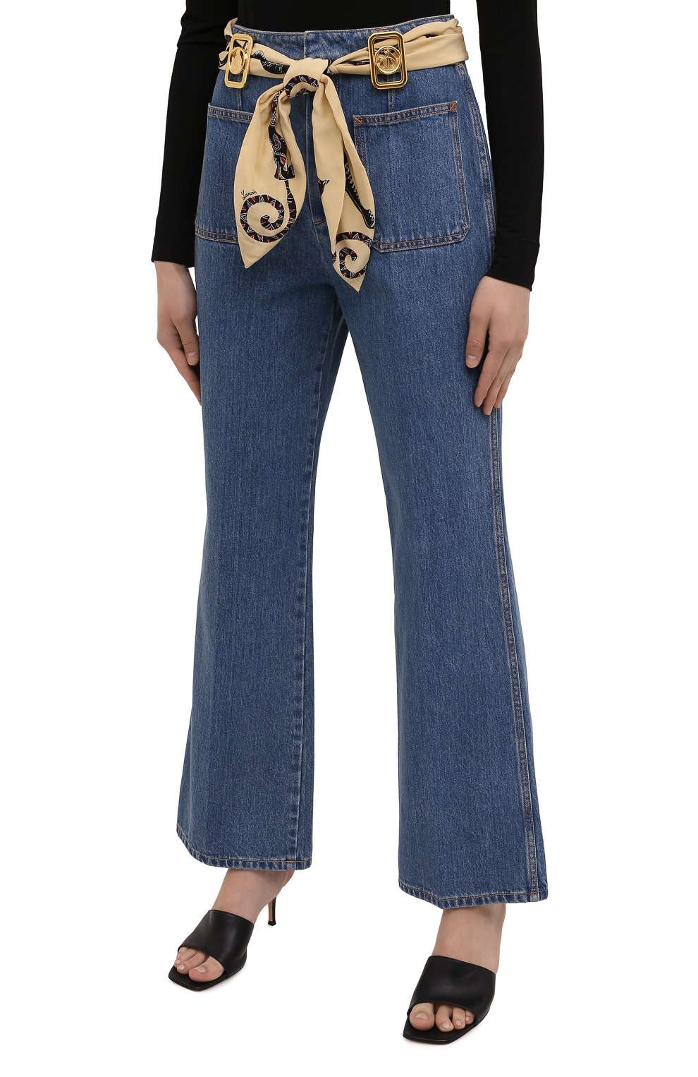 Джинсы LANVIN темно-синего цвета по цене 99500 руб., арт. RW-TR0023-D002-E21, фото 3 Джинсы LANVIN, арт. RW-TR0023-D002-E21, фото 3