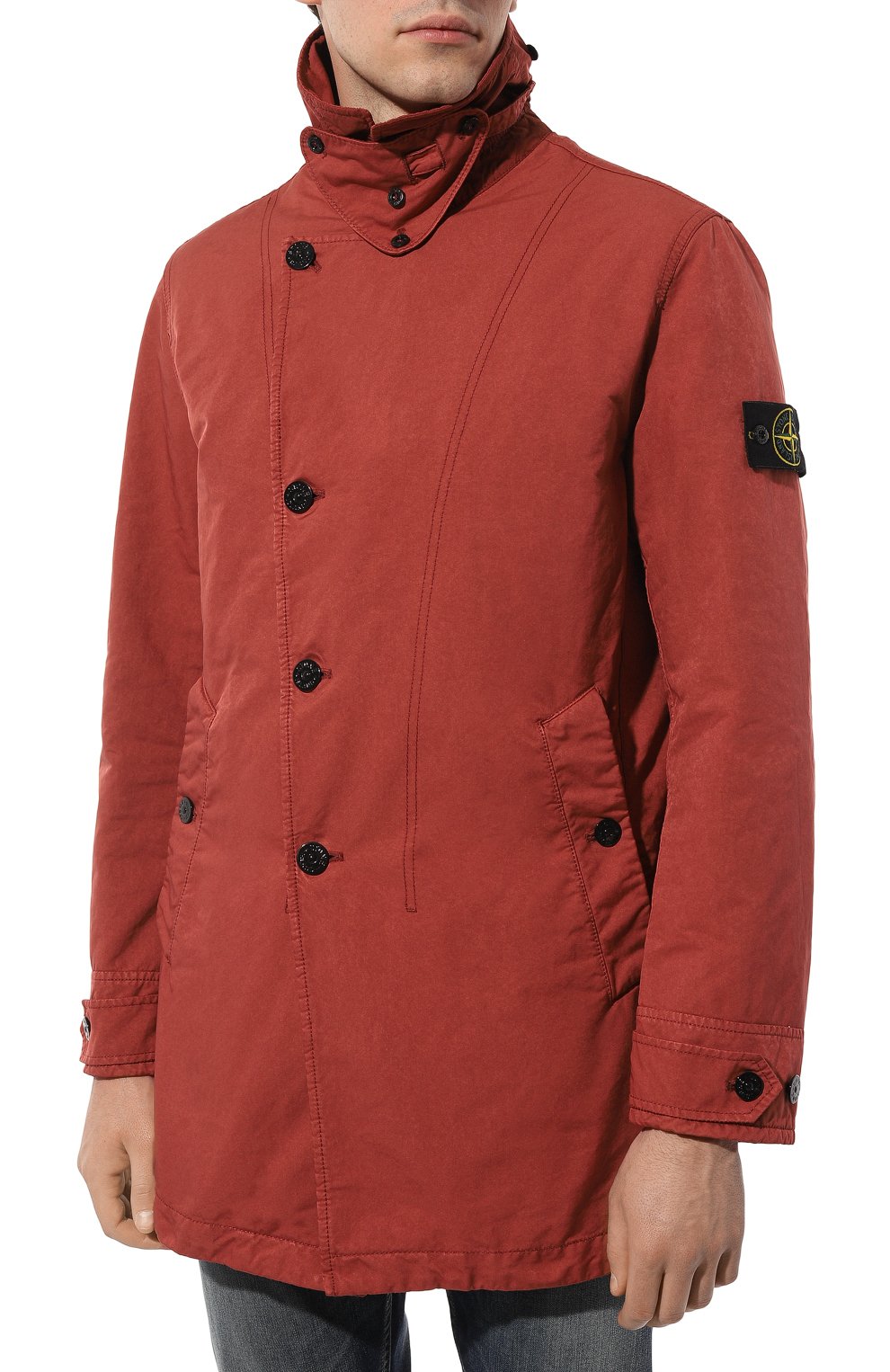 Утепленный плащ STONE ISLAND красного цвета по цене 167000 руб., арт. 751542149, фото 7 Утепленный плащ STONE ISLAND, арт. 751542149, фото 7