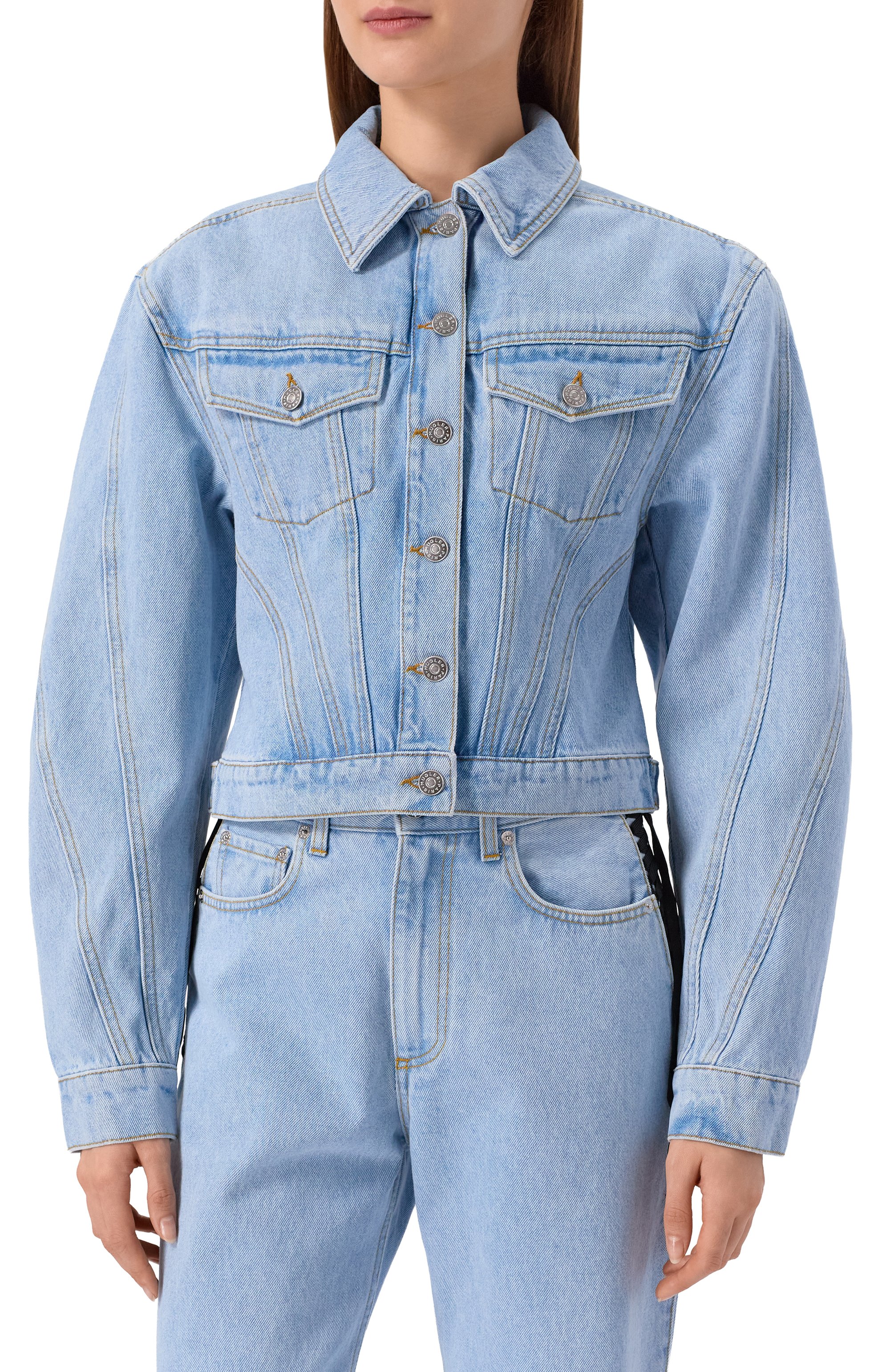 Джинсовая куртка MUGLER, арт. 25P6VE0414211, фото 3