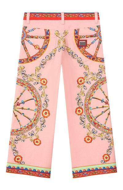 Джинсы DOLCE & GABBANA розового цвета по цене 71950 руб., арт. L53F04/LDE05, фото 2 Джинсы DOLCE & GABBANA, арт. L53F04/LDE05, фото 2