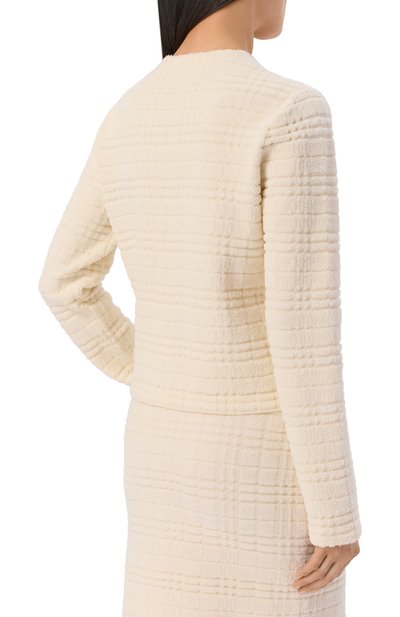 Шерстяной кардиган BURBERRY кремового цвета по цене 229500 руб., арт. 8118982, фото 4 Шерстяной кардиган BURBERRY, арт. 8118982, фото 4