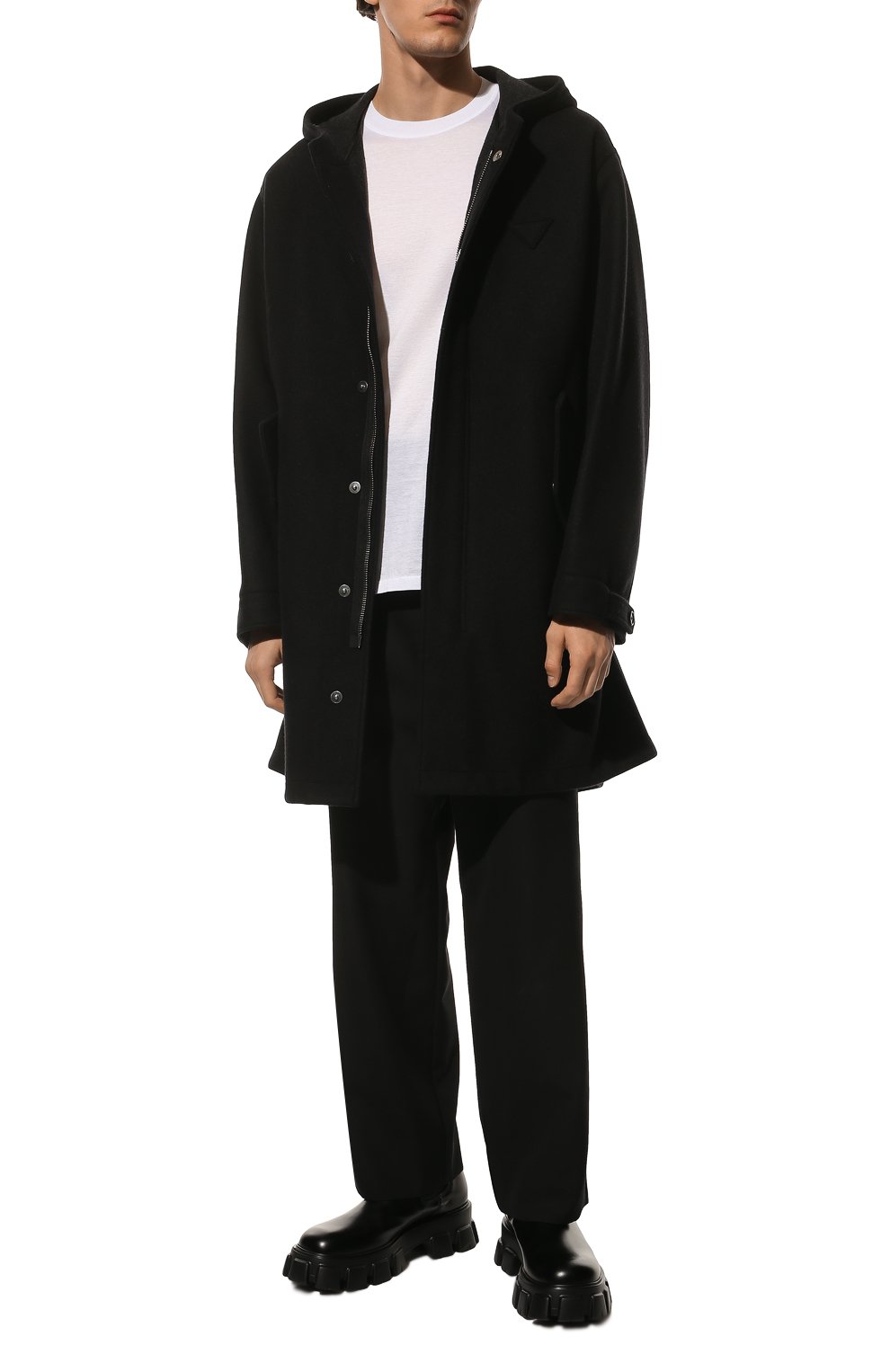 Пальто из шерсти и кашемира PRADA, арт. SGB831-1Y5U-F0002-212, фото 2