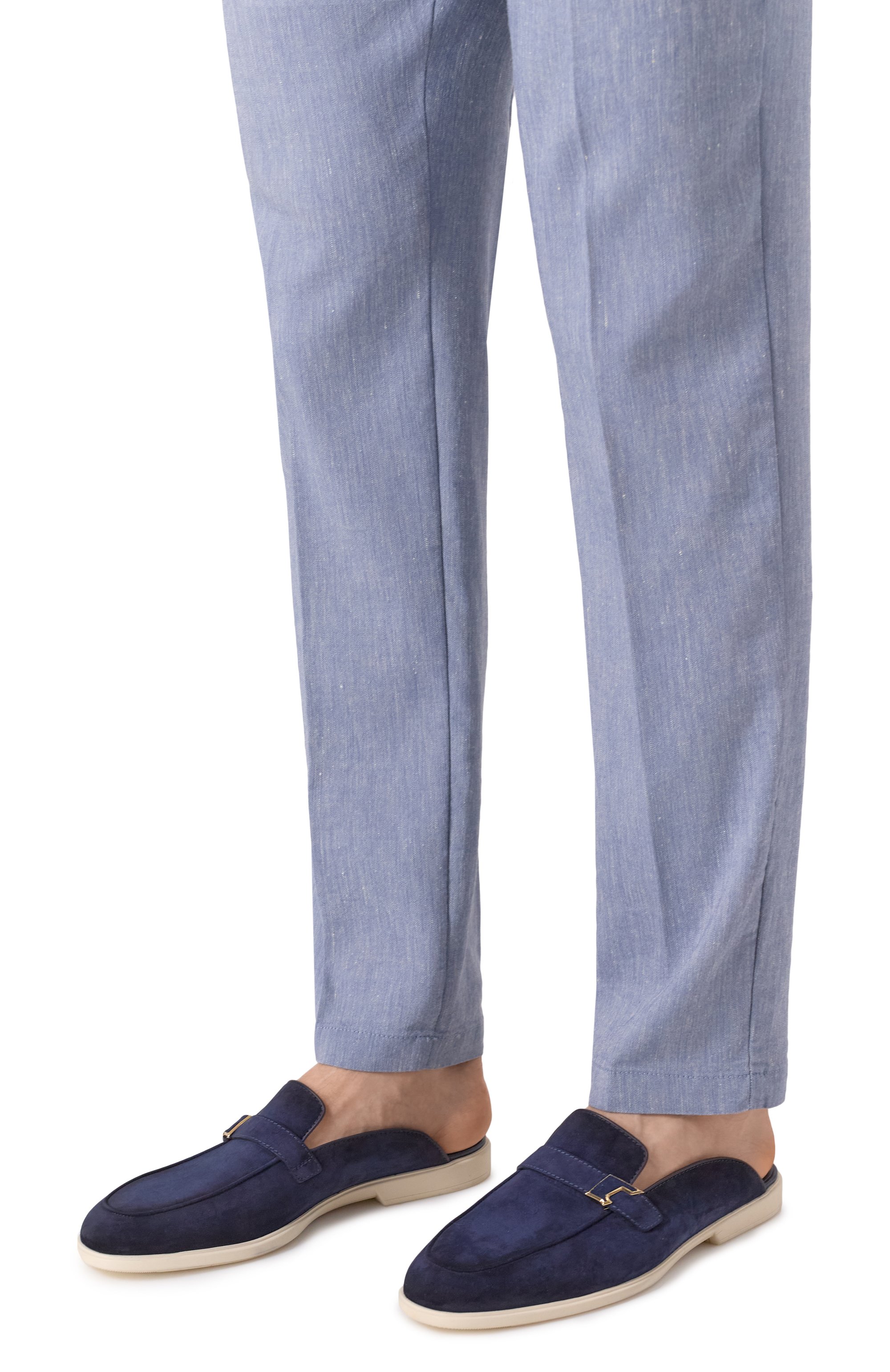 Замшевые сабо malibu SANTONI, арт. MGAG19007TICMEAA, фото 3