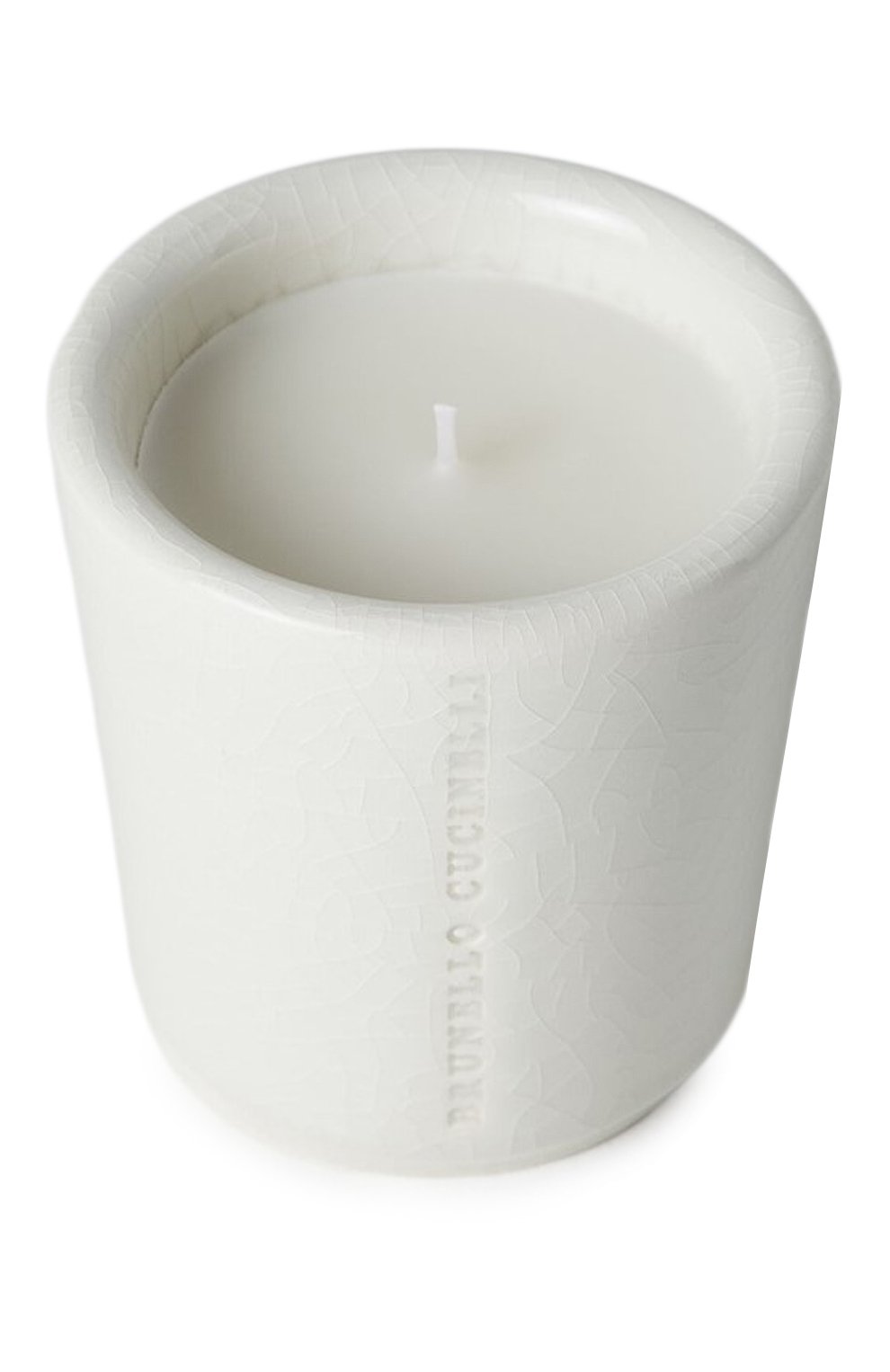 Свеча в стакане BRUNELLO CUCINELLI белого цвета по цене 26800 руб., арт. MLCANDBC1, фото 2 Свеча в стакане BRUNELLO CUCINELLI, арт. MLCANDBC1, фото 2