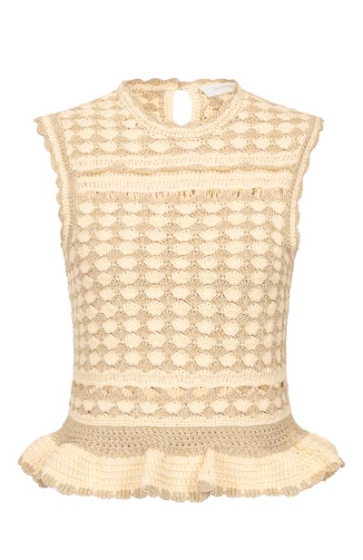 Женский топ из вискозы и хлопка ZIMMERMANN, арт. 6564TRS262