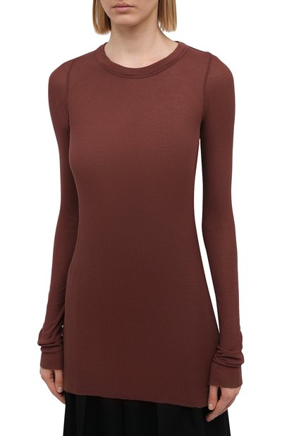 Пуловер из вискозы и шелка RICK OWENS, арт. RP21S3202/RC, фото 3