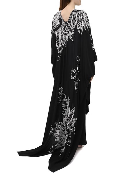 Шелковая туника DRIES VAN NOTEN черного цвета по цене 212500 руб., арт. 211-11001-2295, фото 4 Шелковая туника DRIES VAN NOTEN, арт. 211-11001-2295, фото 4