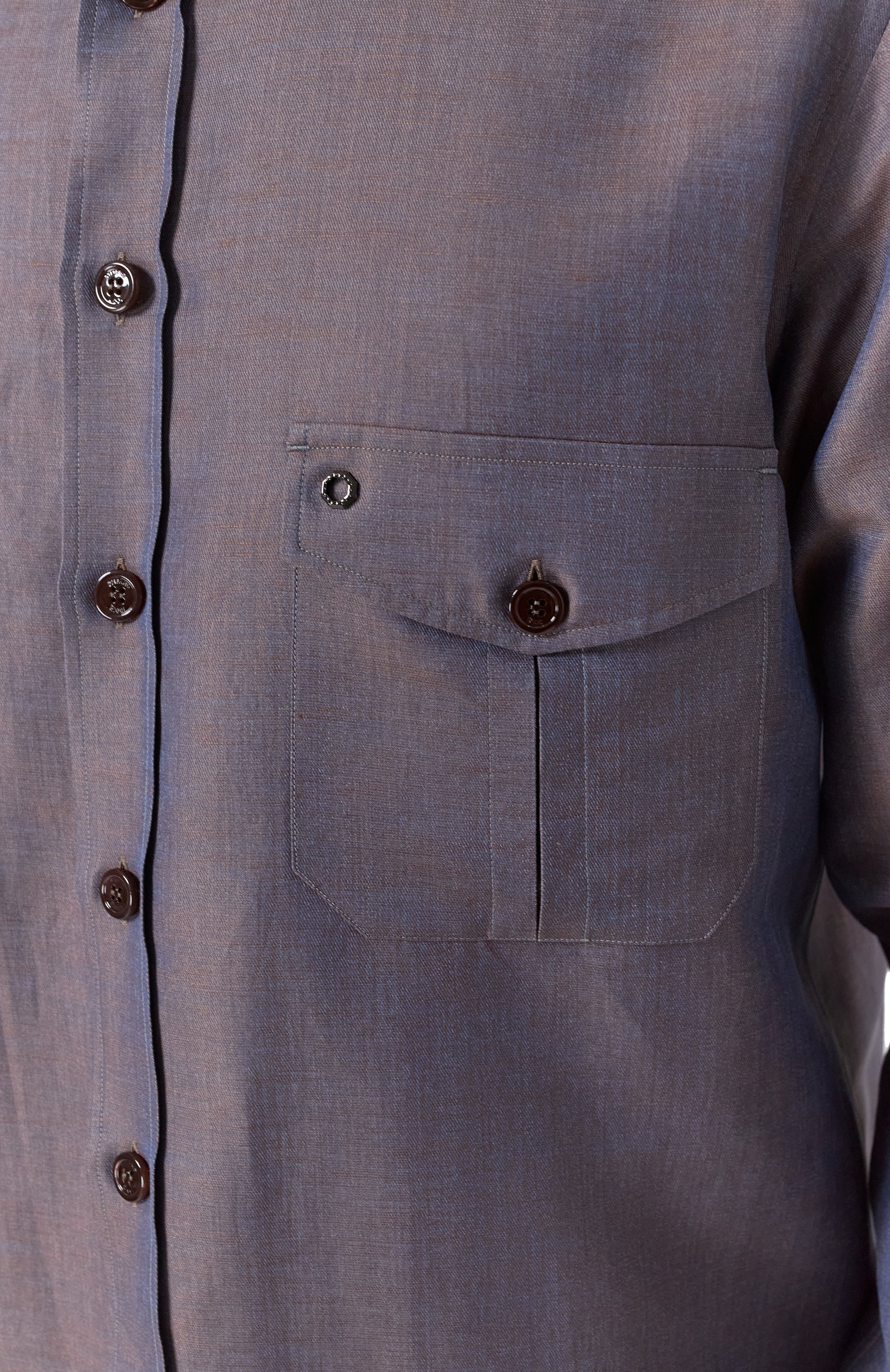 Рубашка из хлопка и льна STEFANO RICCI, арт. SP007711/R2952, фото 5