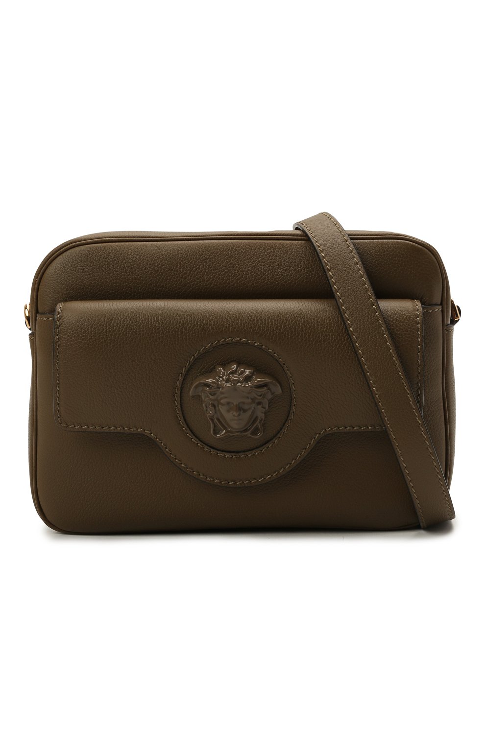 Сумка la medusa VERSACE хаки цвета по цене 120000 руб., арт. DBFI046/DVIT3T, фото 5 Сумка la medusa VERSACE, арт. DBFI046/DVIT3T, фото 5