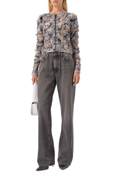 Хлопковый кардиган m-sibylla DIESEL серого цвета по цене 73900 руб., арт. A21465/0LKDQ, фото 2 Хлопковый кардиган m-sibylla DIESEL, арт. A21465/0LKDQ, фото 2