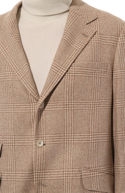 Пиджак из шерсти и шелка BRUNELLO CUCINELLI, арт. MY4367BWD, фото 5