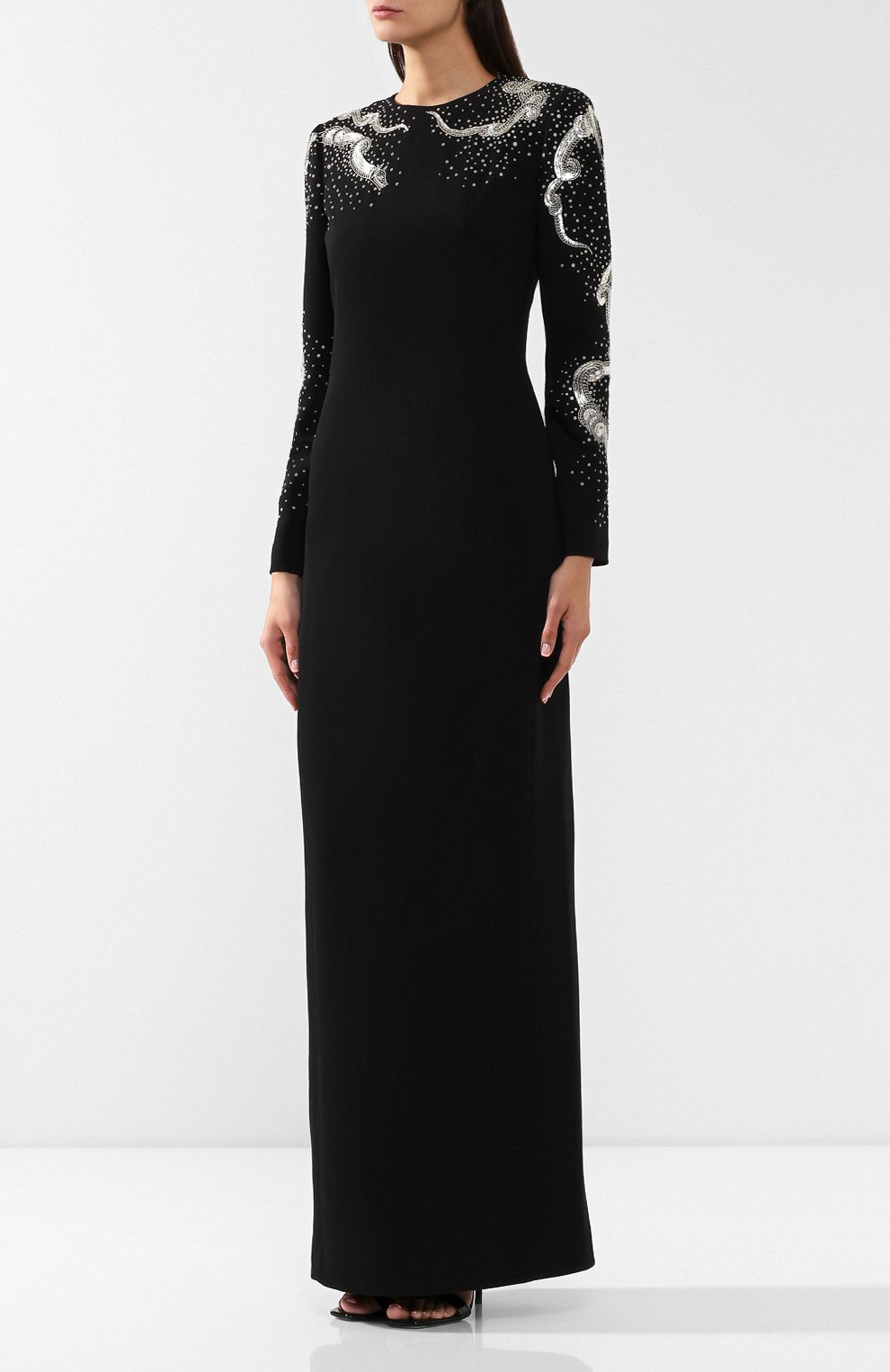 Шерстяное платье GIVENCHY черного цвета по цене 521500 руб., арт. BW20FVG0EK, фото 3 Шерстяное платье GIVENCHY, арт. BW20FVG0EK, фото 3