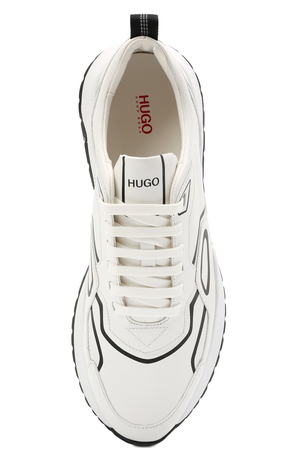 Кожаные кроссовки HUGO, арт. 50451639, фото 5