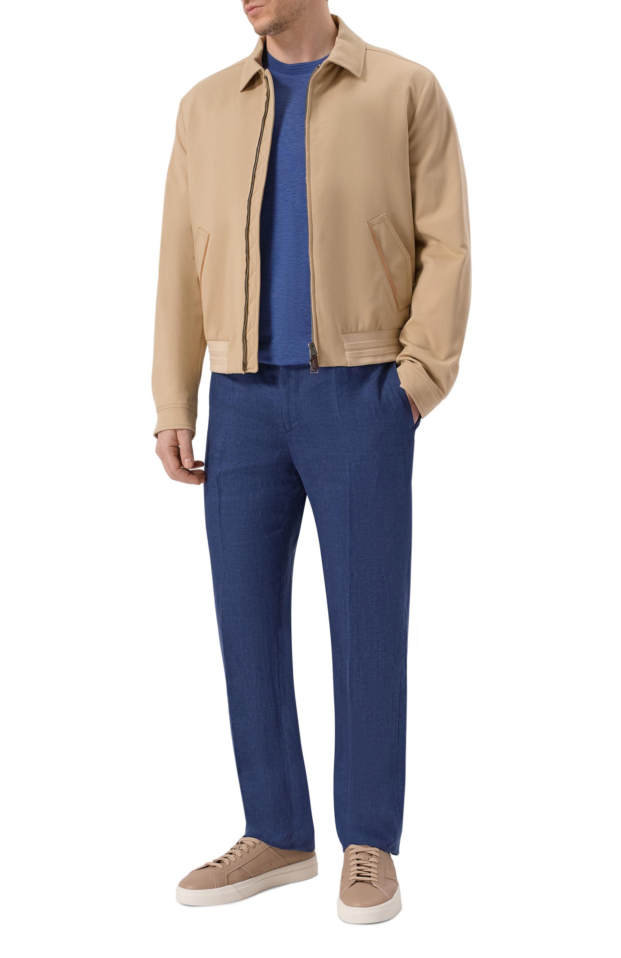 Футболка из шелка и хлопка PAUL&SHARK, арт. 25411008_001, фото 2