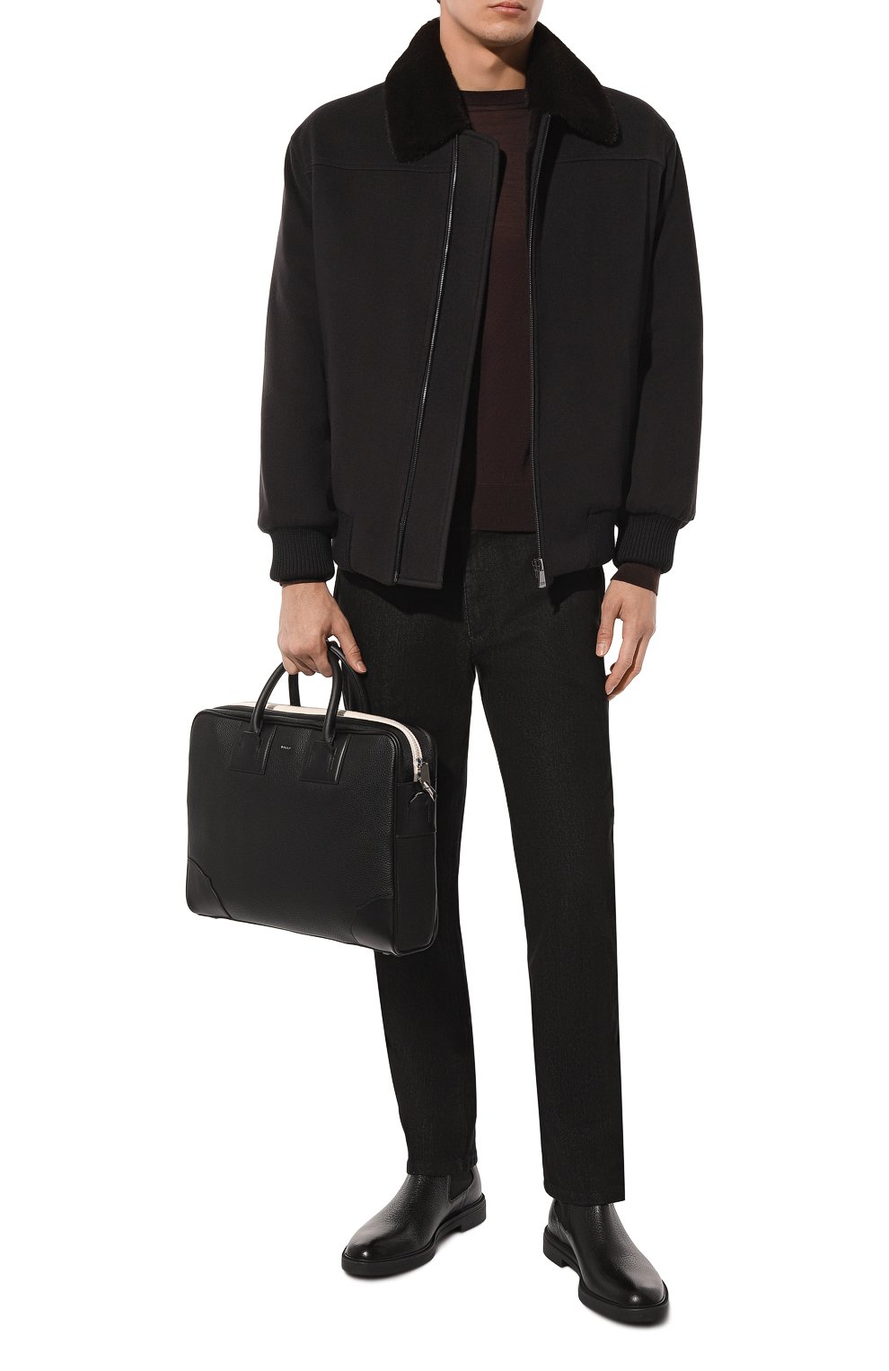 Кожаная сумка для ноутбука BALLY, арт. MAB00X/VT397, фото 7