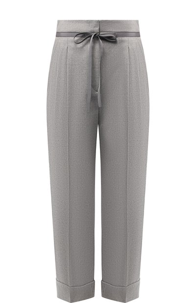 Женские шерстяные брюки с отворотами GIORGIO ARMANI, арт. 8WHPP00S/T008U
