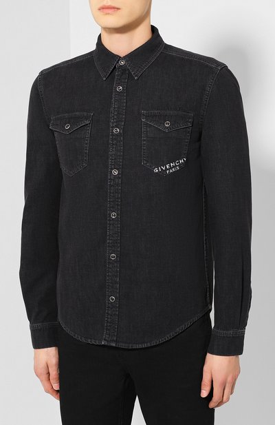 Джинсовая рубашка GIVENCHY, арт. BM60DR50BH, фото 3