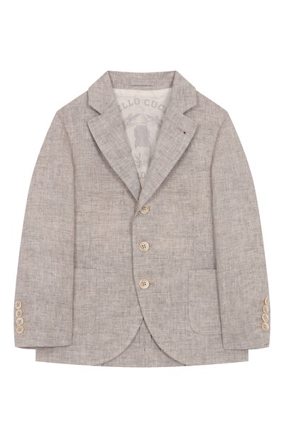 Льняной пиджак BRUNELLO CUCINELLI, арт. BB430K729A