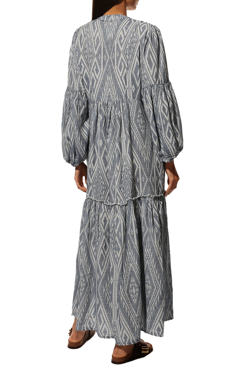 Платье из хлопка и шелка PEARL&CAVIAR, арт. S22P1016, фото 4