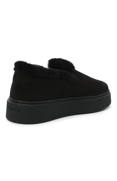 Замшевые слипоны PRADA, арт. 1S484M-JFT-F0002-ZF45, фото 3